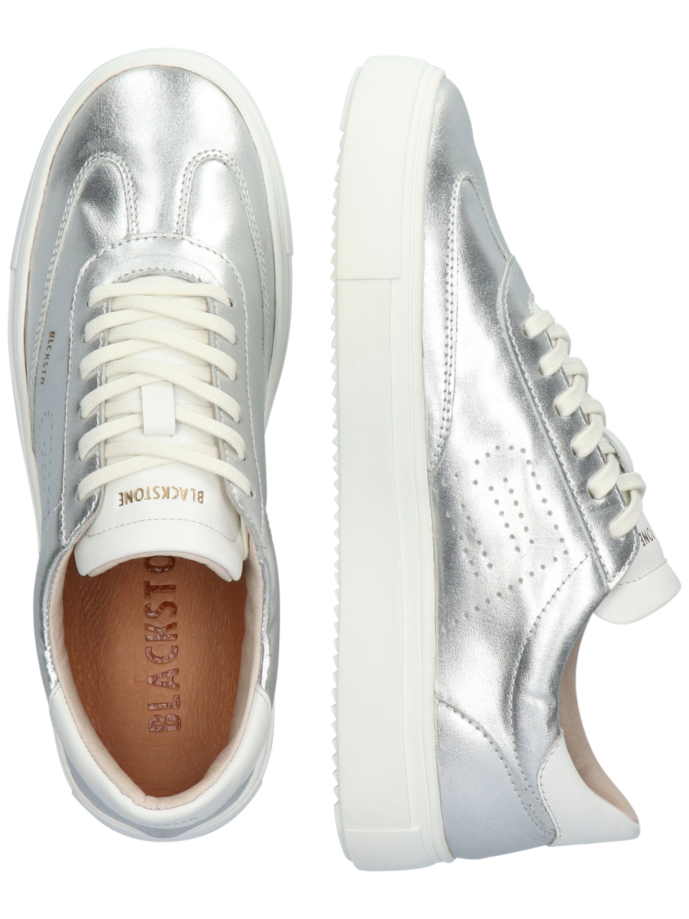 BLACKSTONE Sneakers laag 'Slate Harper Dl272' in Zilver