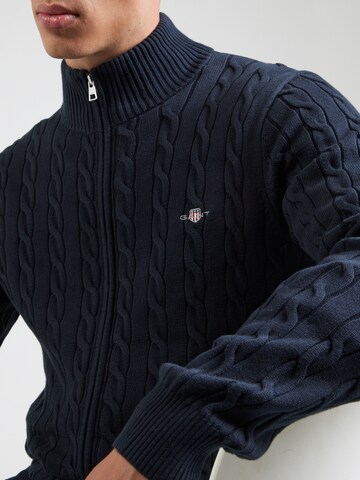 GANT Knit cardigan in Blue