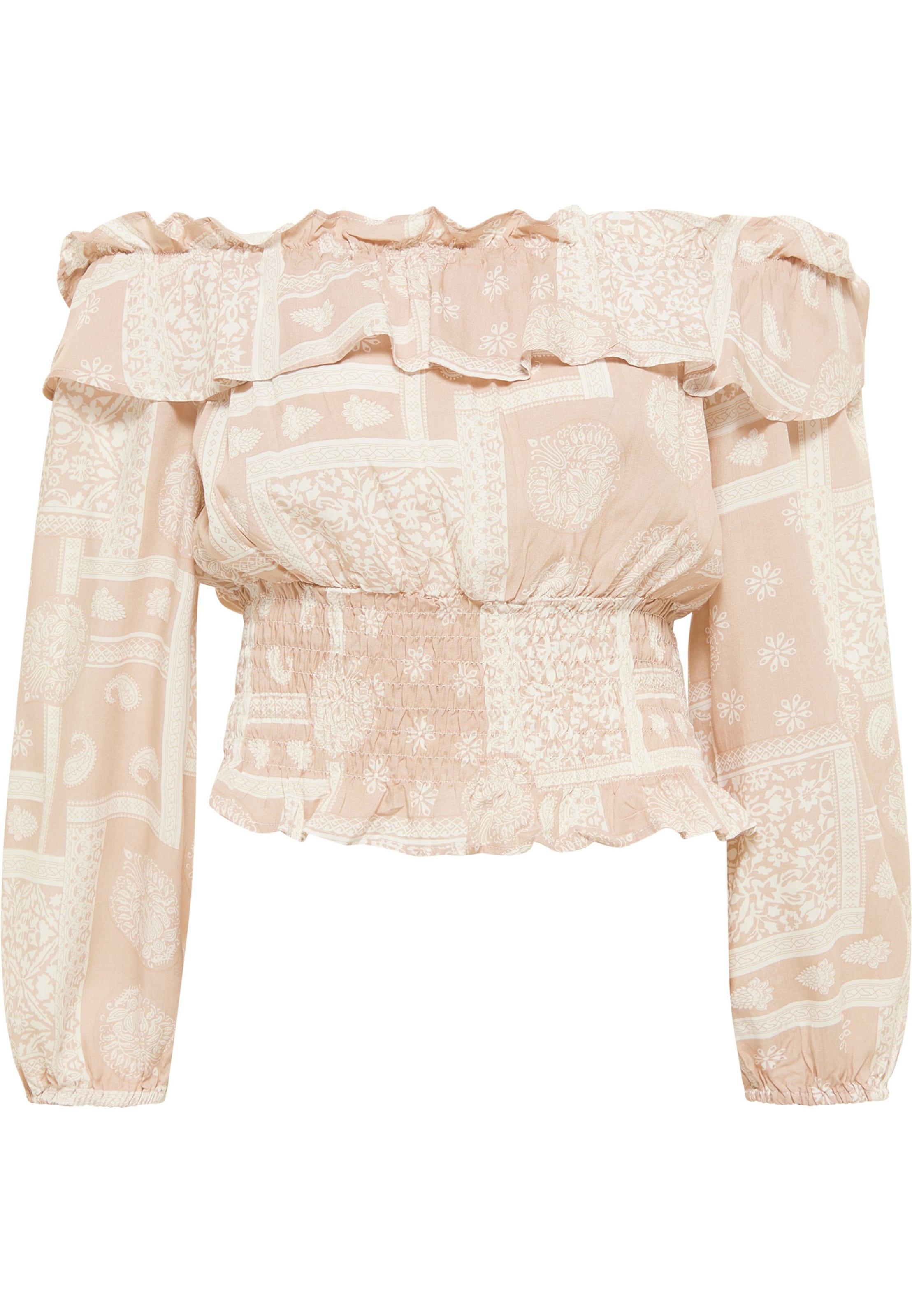 Camicia da donna IZIA di colore crema / beige scuro, Visualizzazione prodotti