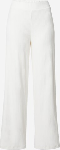 ABOUT YOU x Sofia Tsakiridou Wide leg Broek 'Leni' in Wit: voorkant