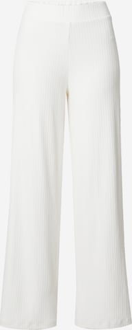 Wide Leg Pantalon 'Leni' ABOUT YOU x Sofia Tsakiridou en blanc : devant