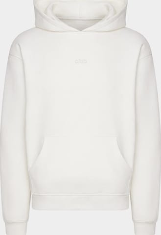 cfab (formerly creamy fabrics) - Sudadera 'Menswear Relaxed Fit Classic Hoodie' en blanco: frente
