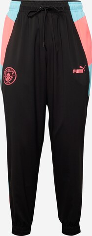 Tapered Pantaloni sport 'MCFC' de la PUMA pe negru: față