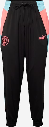 PUMA Pantalon de sport 'MCFC' en bleu clair / rose / noir, Vue avec produit