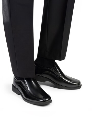 Bruno Marc Instappers 'Bruno Marc Herren Mokassin Anzugschuhe Slipper Slip on Business Schuhe' in Zwart