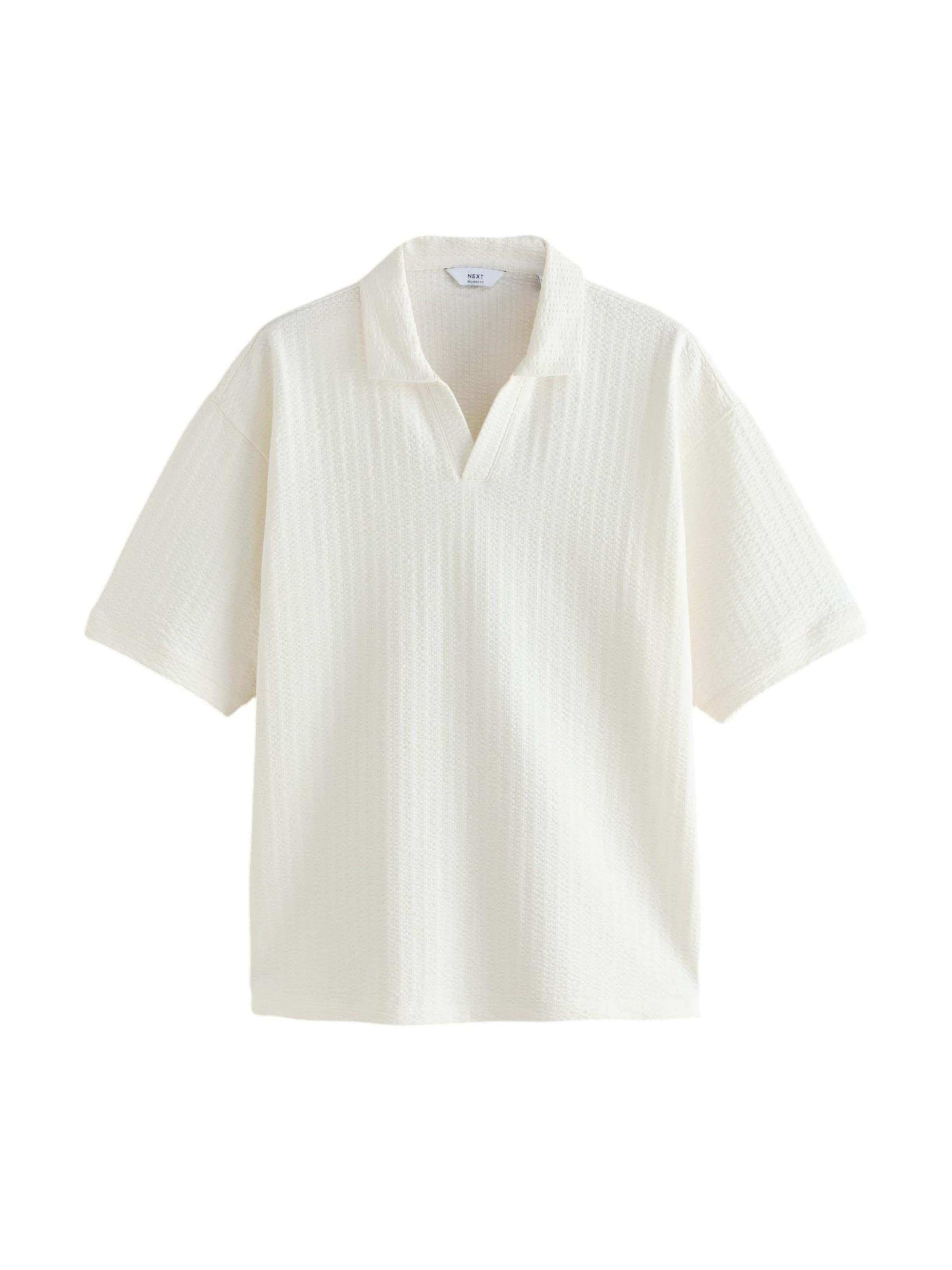 Next Shirt in Beige: voorkant