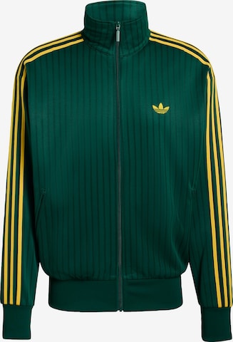 ADIDAS ORIGINALS Sweatjacke 'Firebird' in Grün: Vorderseite