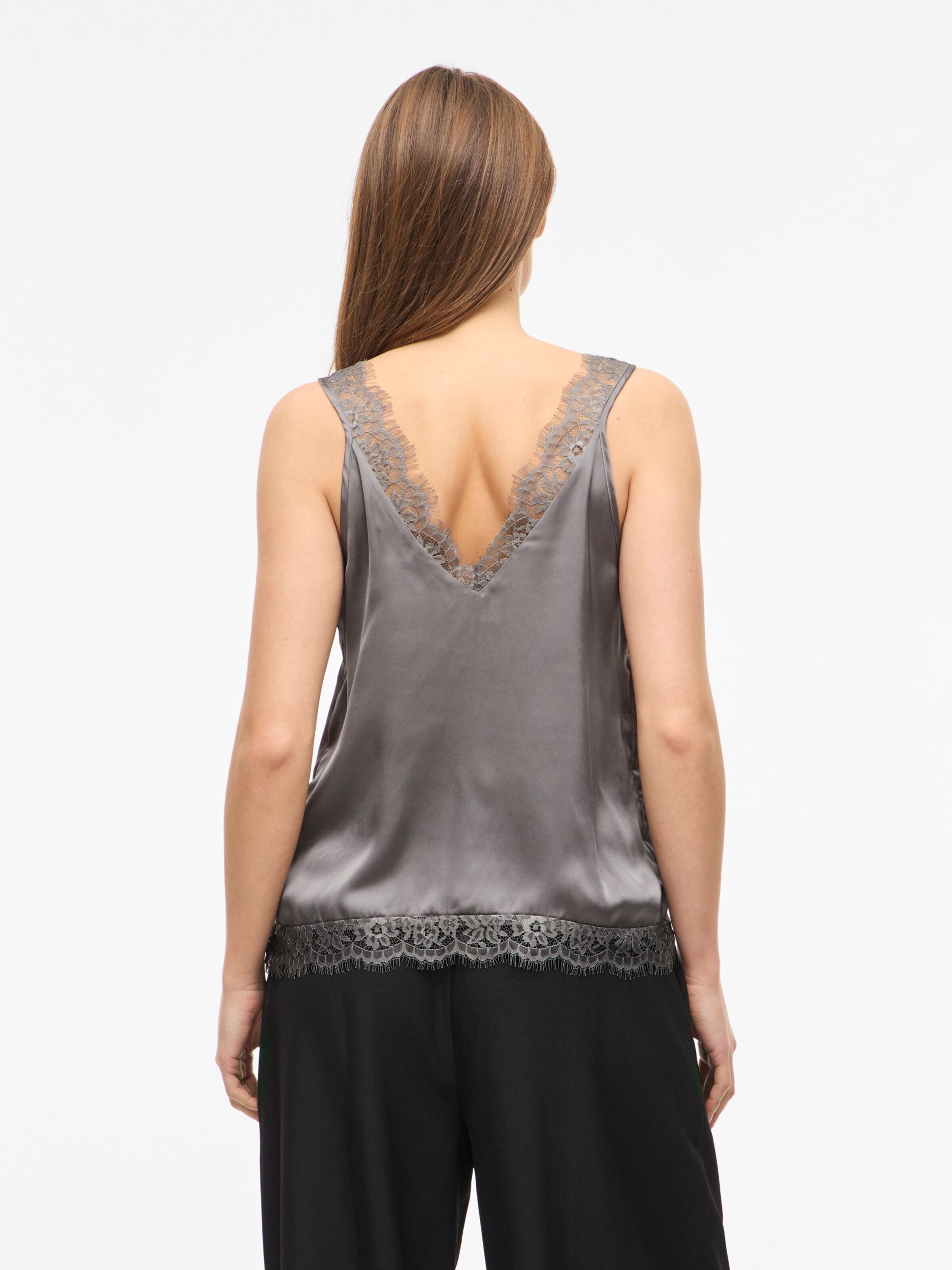 VILA Top 'SOFIE' in Grau