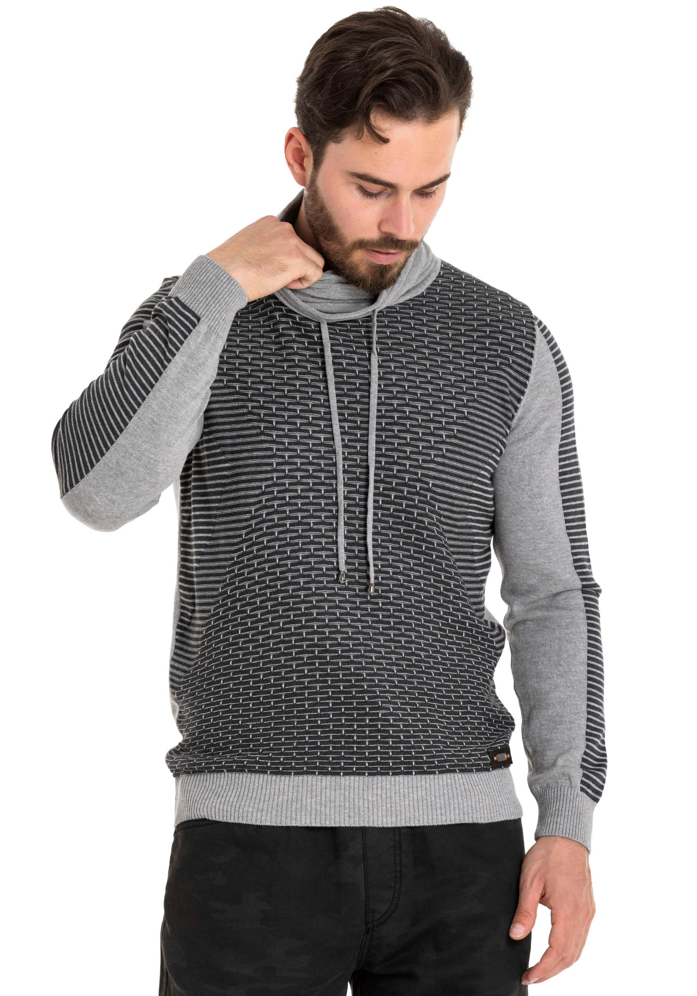 CIPO & BAXX Trui in Grijs