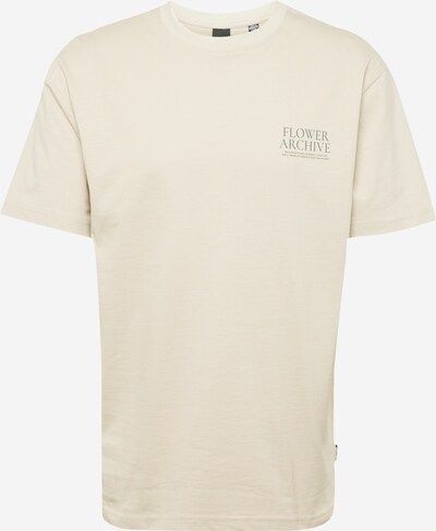 Only & Sons T-Shirt 'BOTANICAL' en azur / greige / gris foncé / blanc, Vue avec produit