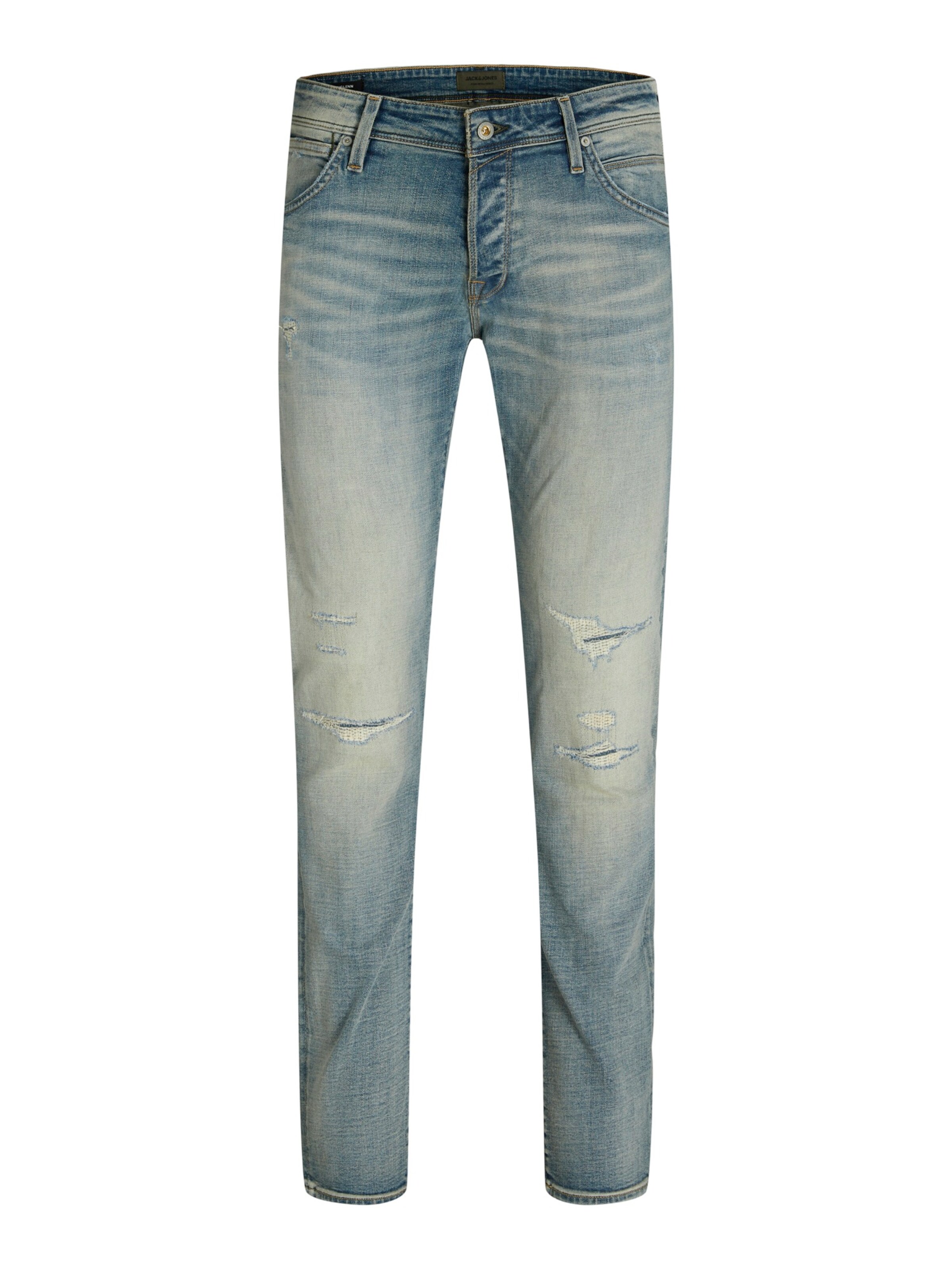 JACK & JONES - Slimfit Vaquero 'JJIGlenn JJFox' en azul: frente