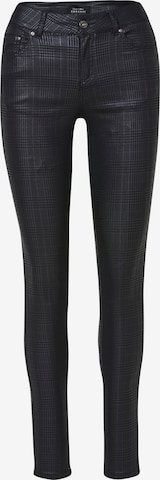 KOROSHI Slimfit Farkut värissä musta: etupuoli