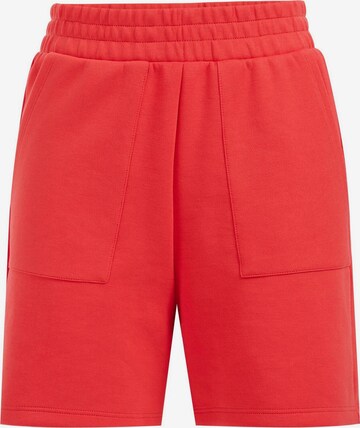 WE Fashion Broek in Rood: voorkant