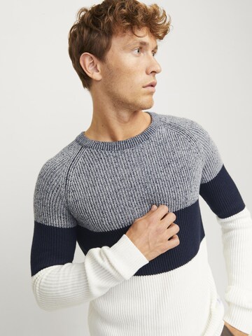 JACK & JONES Sweater in Blue