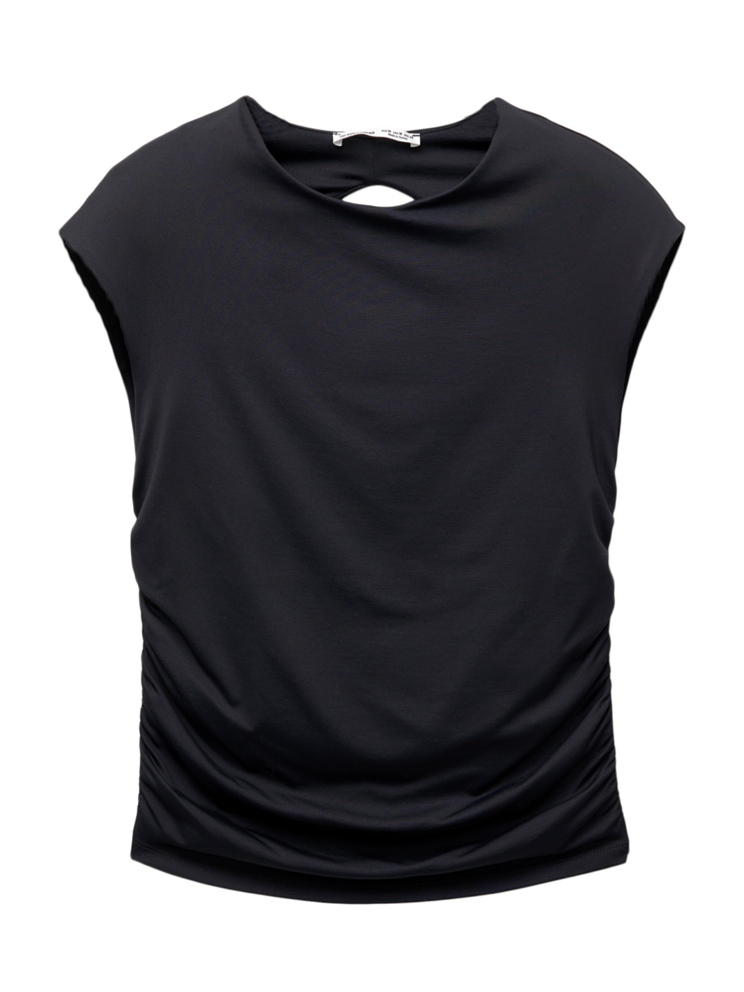 Pull&Bear Top – černá: přední strana