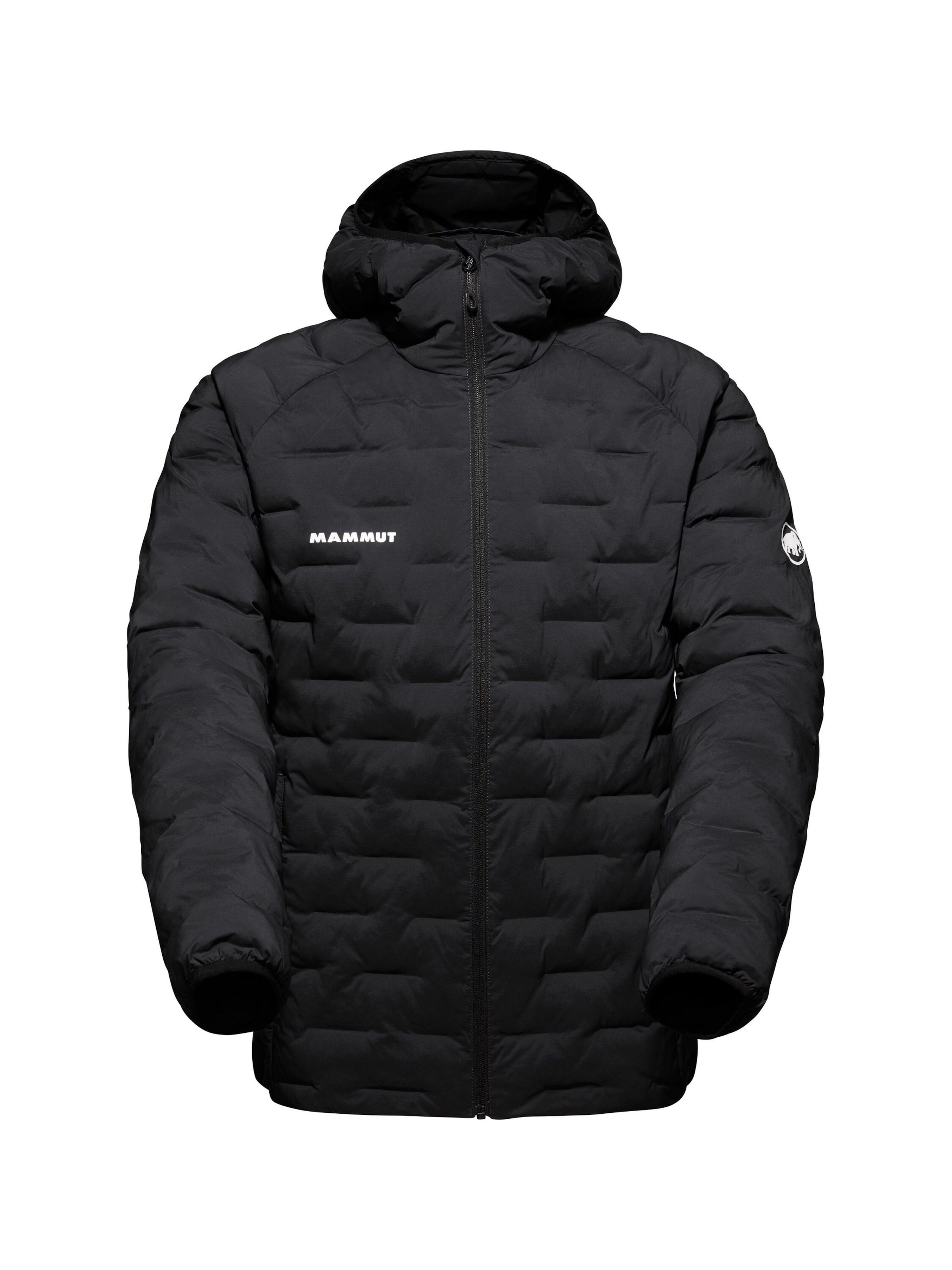MAMMUT Outdoorjacke ‘Sender’ in Schwarz: Vorderseite