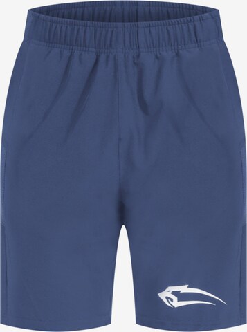 Pantalon de sport Smilodox en bleu : devant