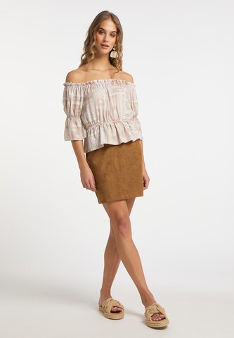 IZIA - Blusa en beige