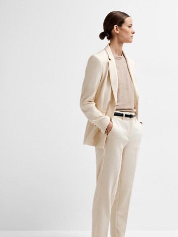 regular Pantaloni con piega frontale di SELECTED in beige