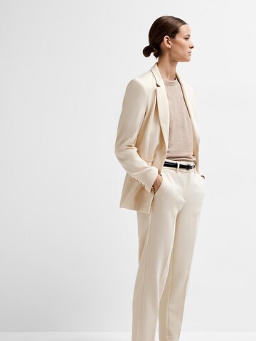 SELECTED FEMME Regular Pantalon 'RITA-RIA' in Beige