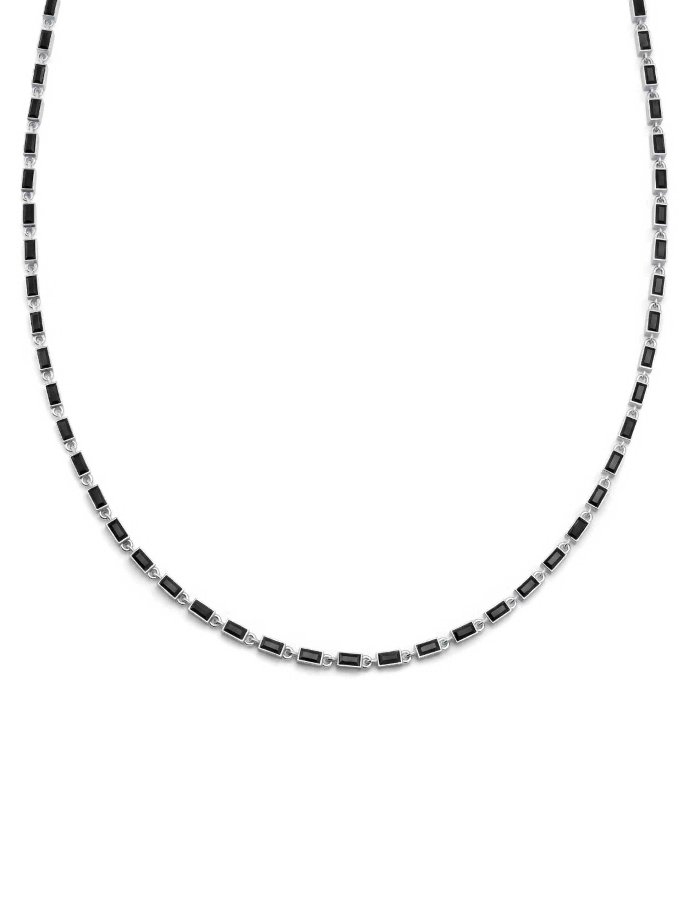 Arkai Necklace 'Facet' in Black: front