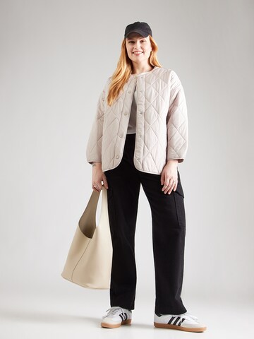 pelēks PIECES Curve Starpsezonu jaka 'PCSTELLA'