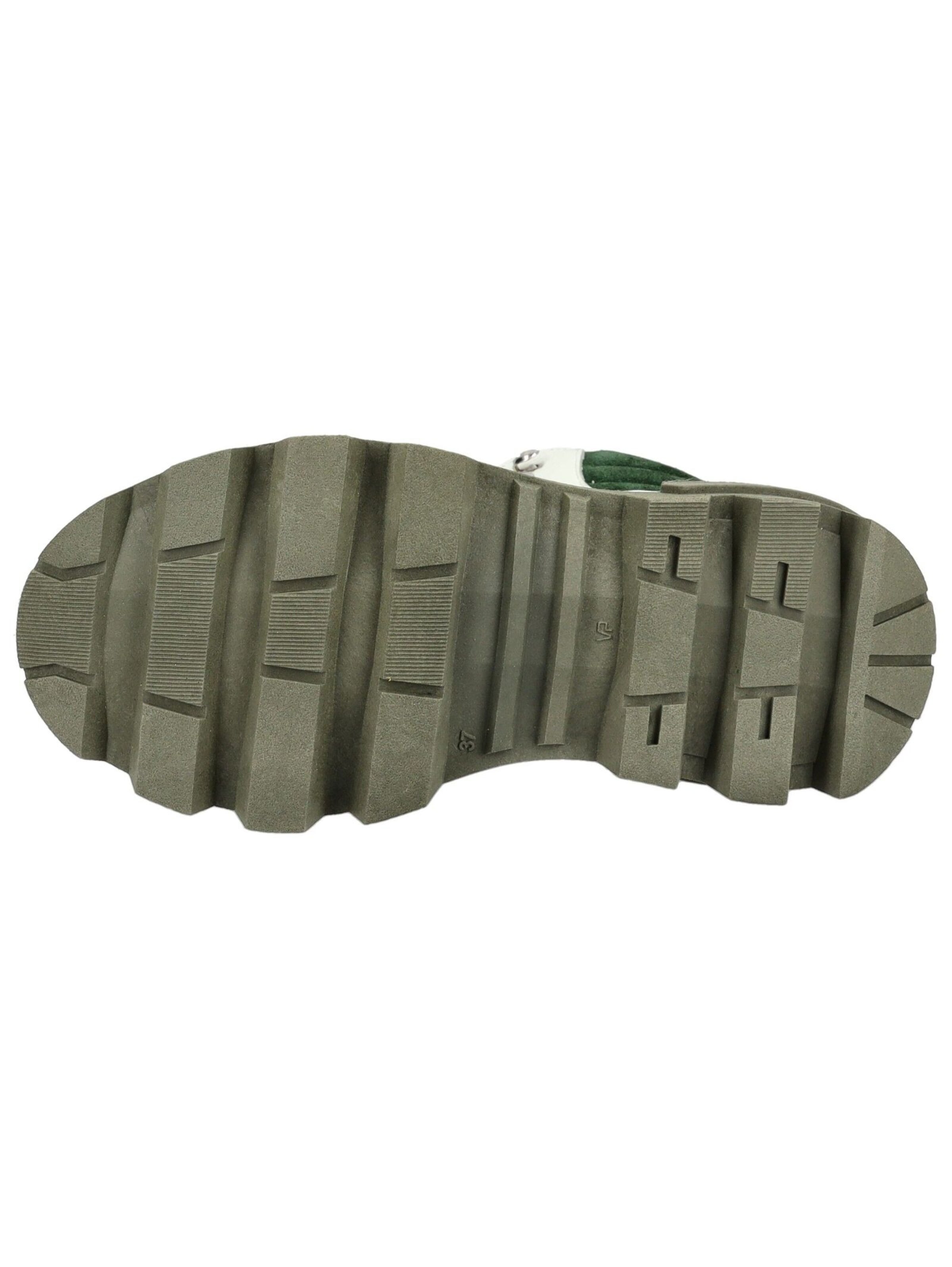 LAZAMANI Schnürstiefelette in Grün