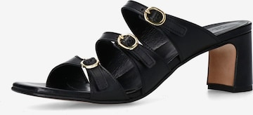 Mule SACHA en noir : devant