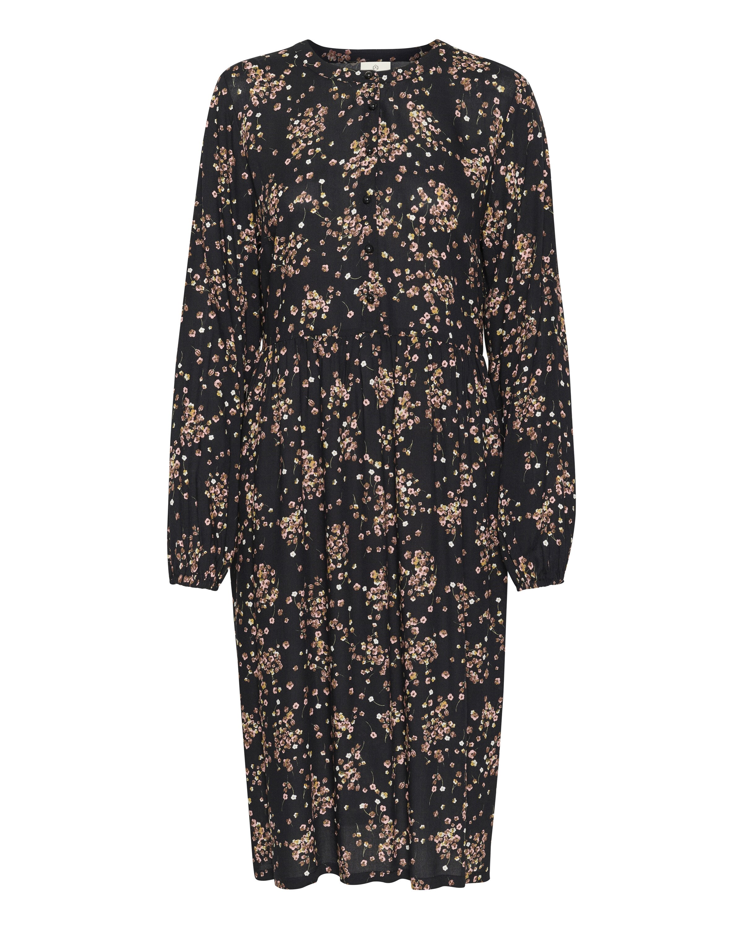 Kaffe Kleid in Schwarz: Vorderseite