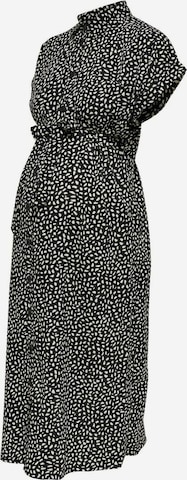Only Maternity - Vestido camisero 'OLMHannover' en negro: frente