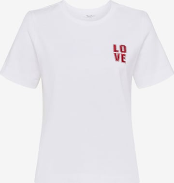 T-shirt Tamaris en blanc : devant