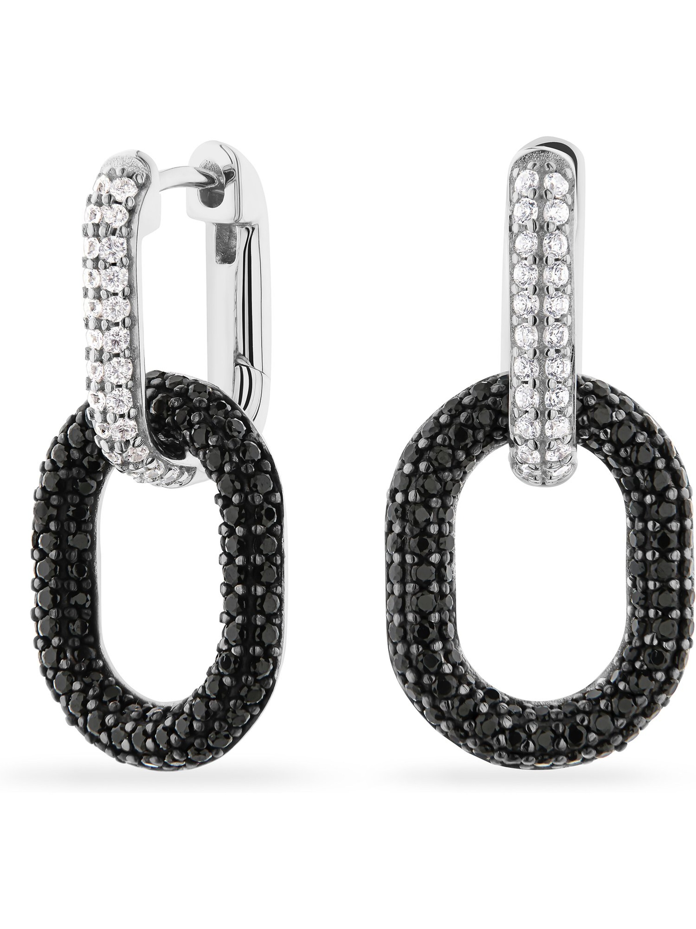 JETTE Ohrringe in Schwarz