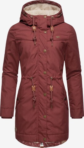 Ragwear Winterparka in Rood