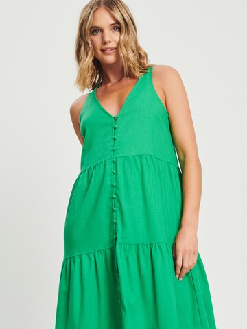 Calli Summer Dress 'Edwina' in Green