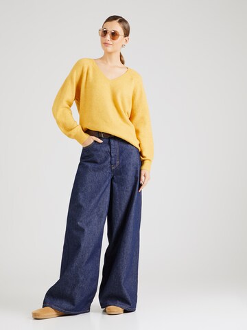 VERO MODA Свитер 'VMLEAF' в Желтый