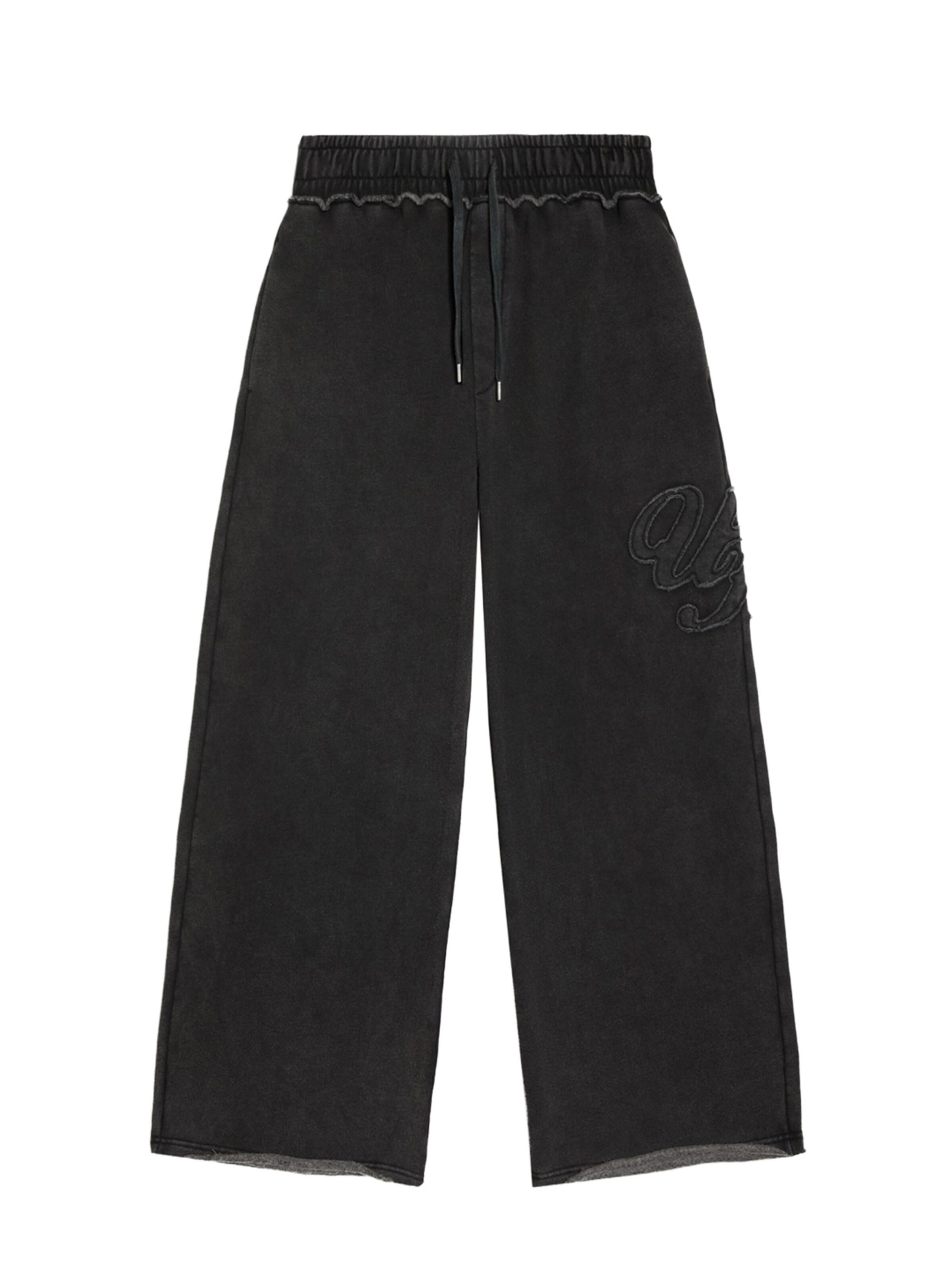 Bershka Trousers in 29-30 in Black denim, Item view