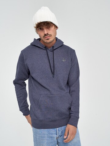 Sweat-shirt 'Anker' Mikon en bleu : devant