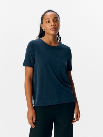 OBJECT T-shirt 'OBJANNIE' i blå: framsida