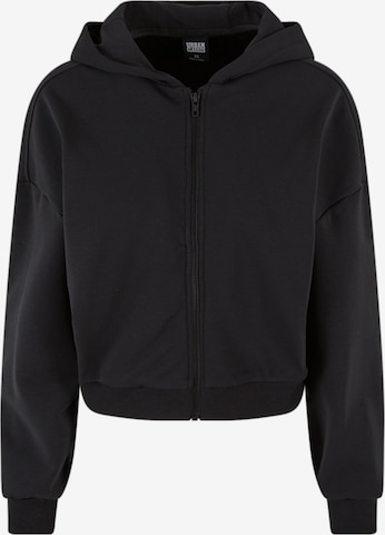 Urban Classics Sweat jacket in Black: front