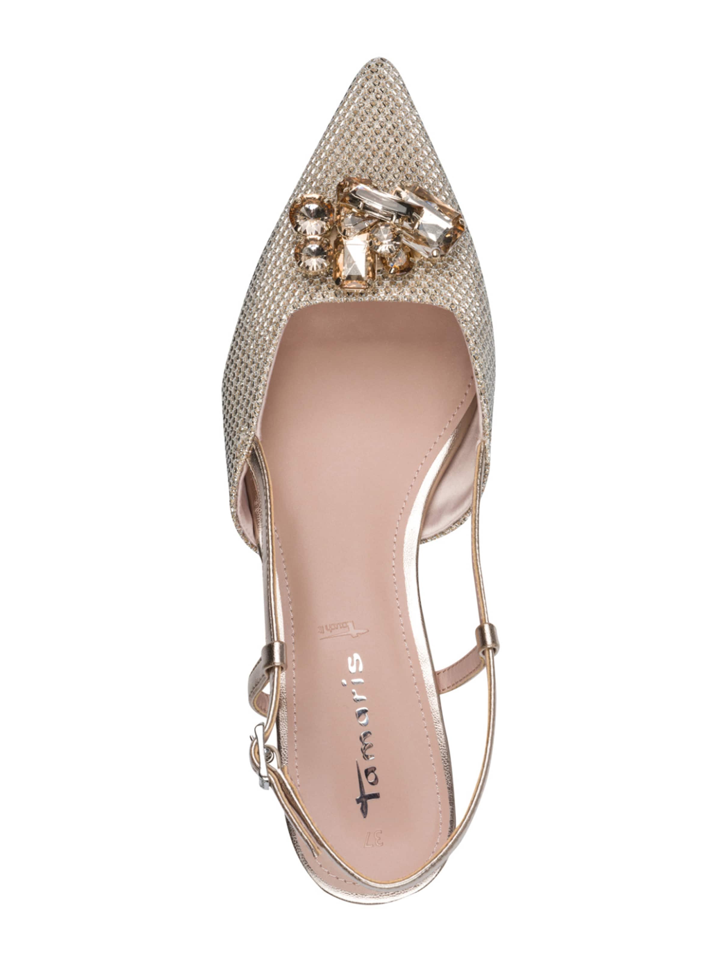 Tamaris Slingback pumps in Gold