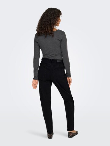 ONLY regular Jeans 'EMEL' i sort