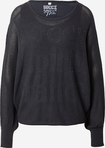 Soccx Sweater in Black: front