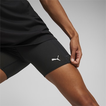 PUMA Skinny Sportshorts in Schwarz