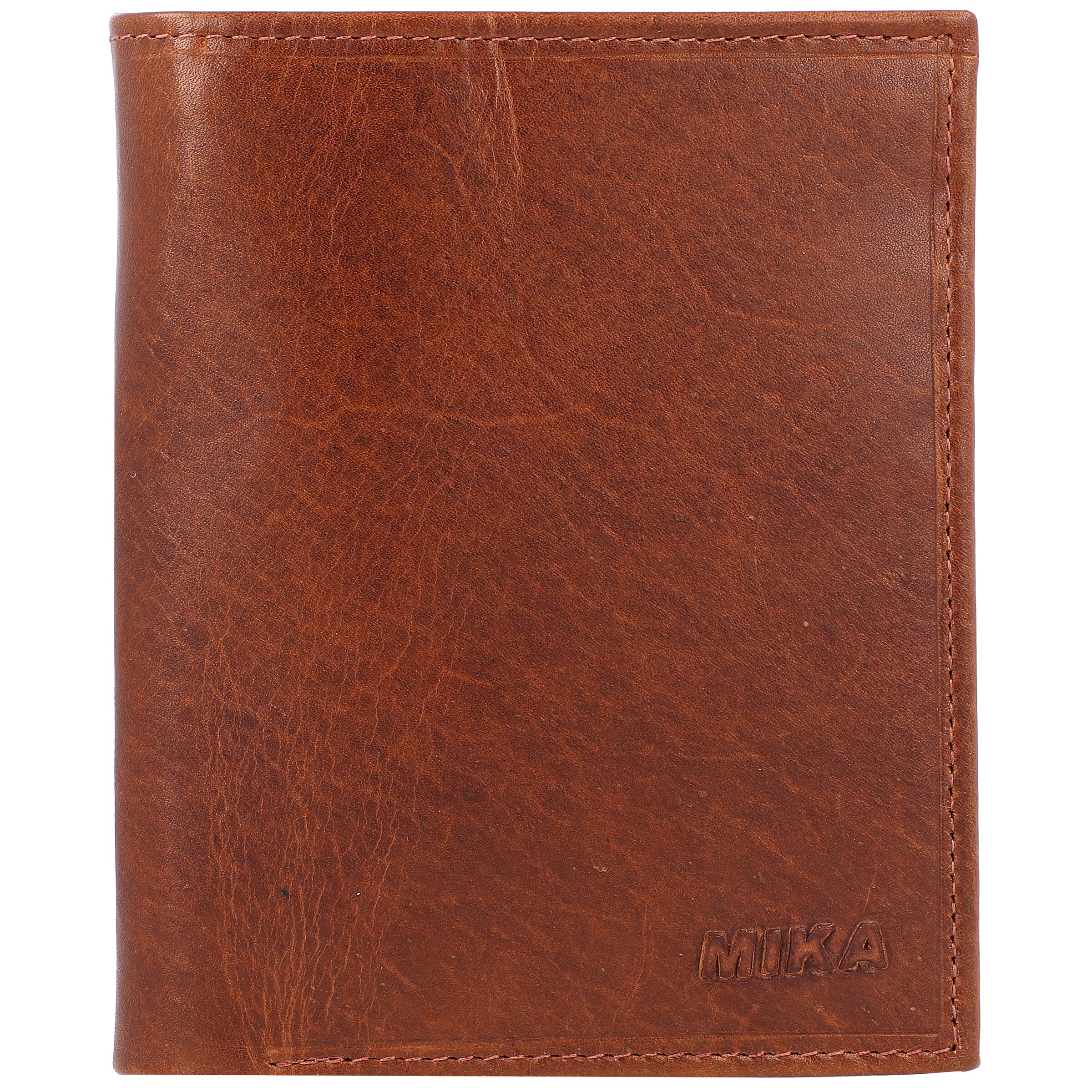 MIKA Geldbörse in Braun: Vorderseite