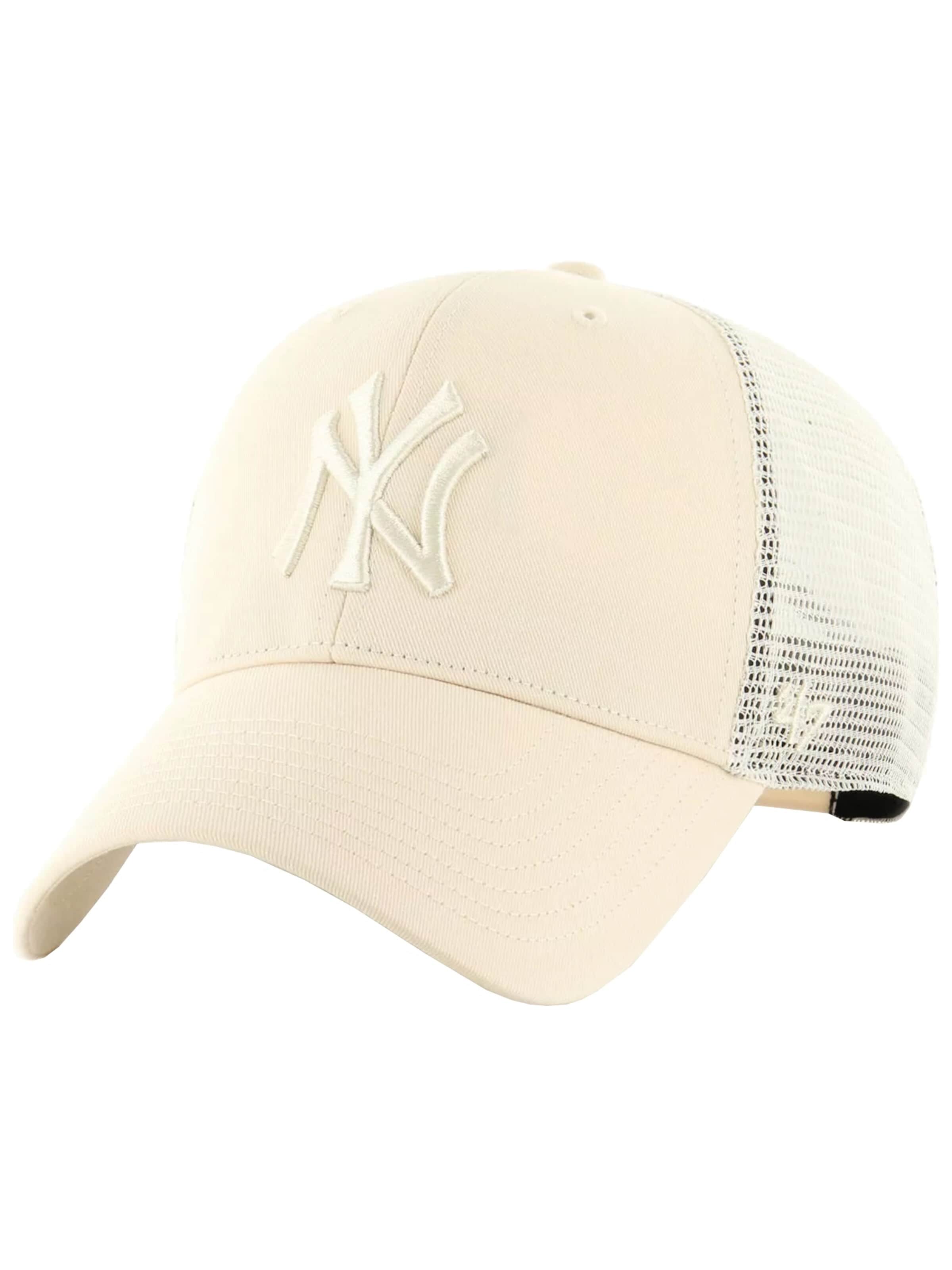 Casquette '47 Brand MLB New York Yankees Branson Cap' 47 en beige : devant