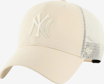 Casquette '47 Brand MLB New York Yankees Branson Cap' 47 en beige : devant