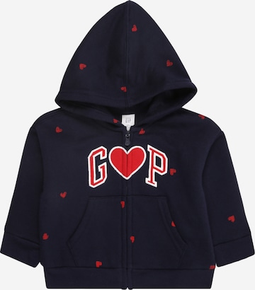 GAP Sweat jacket in Blue: front