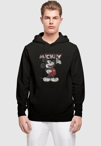 ABSOLUTE CULT Sweatshirt 'Mickey Mouse - Presents' in Zwart: voorkant