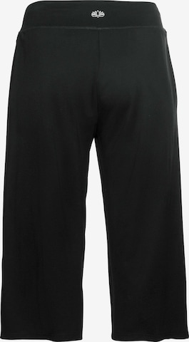 Wide Leg Pantalon de sport SHEEGO en noir