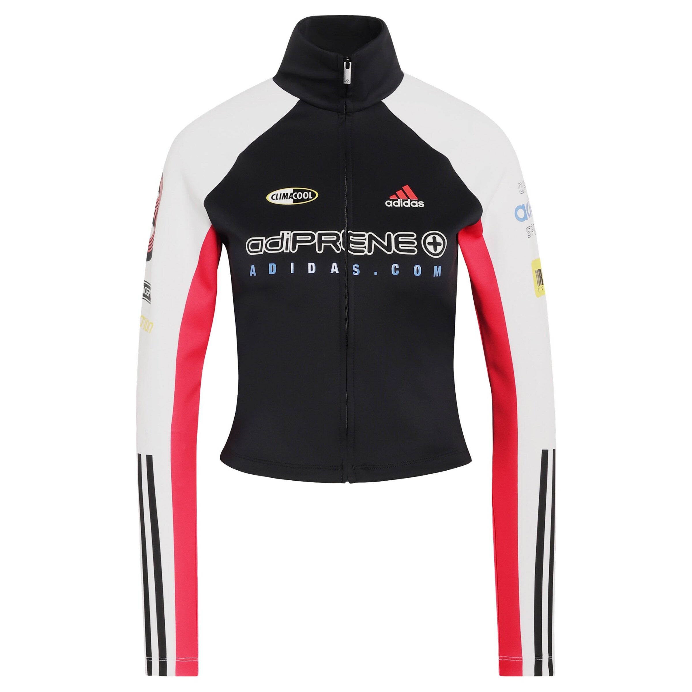 ADIDAS ORIGINALS - Sudadera con cremallera en negro: frente